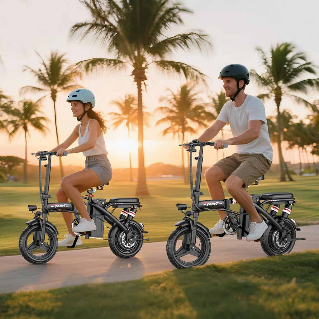 Foldable Electric Bike Peak 1000W 45Miles 25MPH E Bikes UL 2849 Certified Adult